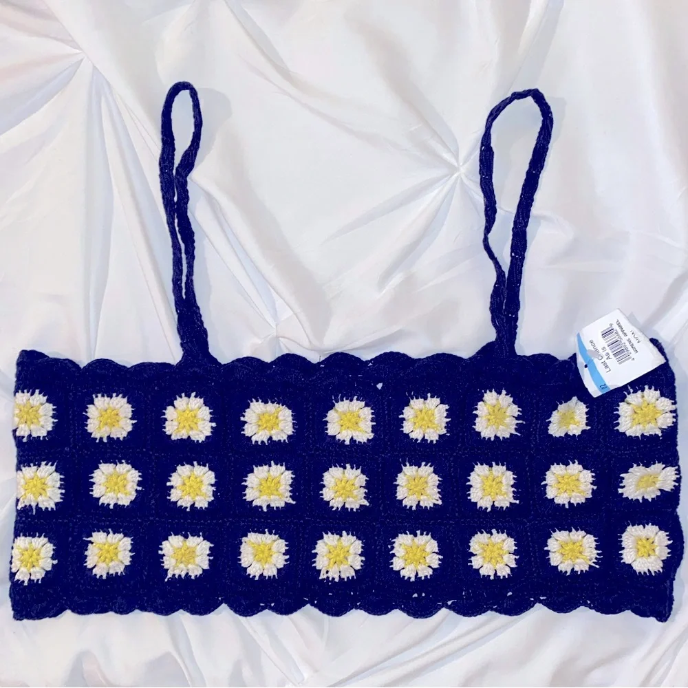 BP. Crotchet Floral bra top size L - Picture 1 of 6